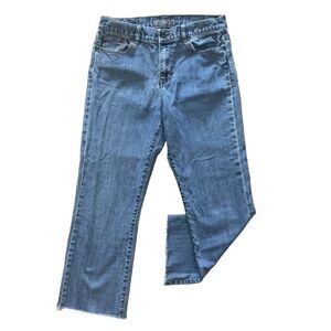 LAUREN JEANS CO 🖤 Ralph Lauren High Rise Straight Raw Hem Jeans ✨ Women’s Size 6